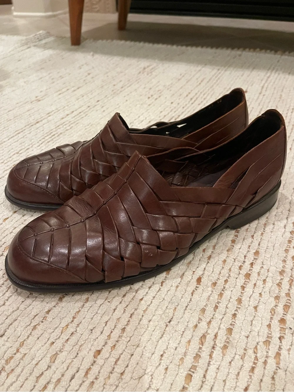 Cole Haan Bragano woven leather fisherman sandals